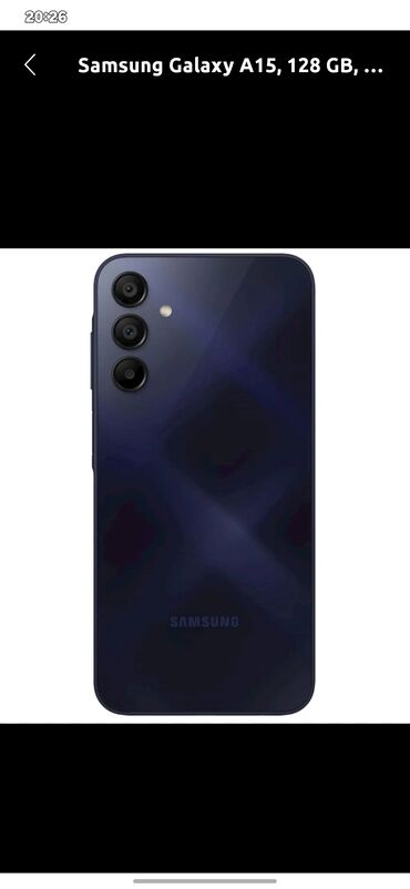 samsun a35: Samsung Galaxy A15, 128 GB, rəng - Göy