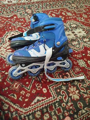 Inline skeyt (roller skates) – mavi rəng - Təkərli konstruksiya: 4