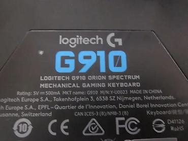 Tastature: LOGITECH G910 ORION SPARK GEJMERSKA TASTATURA 100% ORIGINAL | Cene — 3