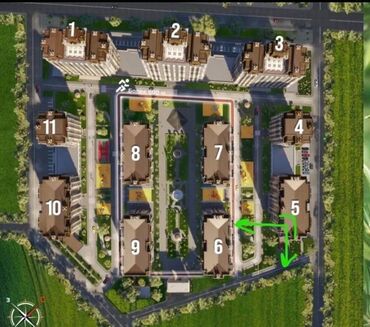 3 комнатная квартира 104 серии бишкек: 3 бөлмө, 80 кв. м, Элитка, 3 кабат, ПСО (өзү оңдоп түзөтүп бүтүү үчүн)