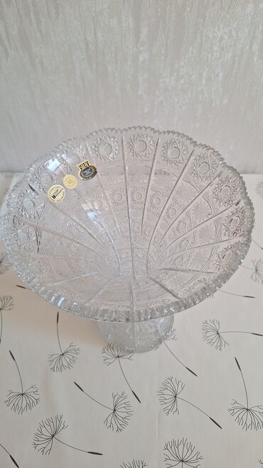 Digər dəstlər və servizlər: Kəpək naxışlı kəsmə şüşə dəst Tom xrustal - Material: qalın kəsmə — 7