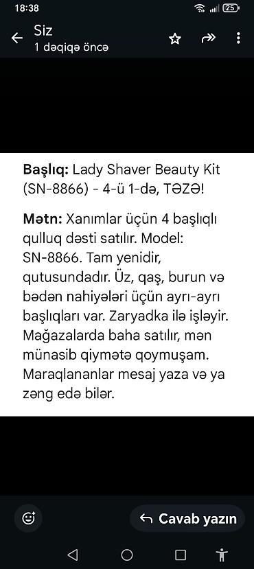 Trimmerlər və saç qırxan maşınlar: Saç qırxan maşın — 9
