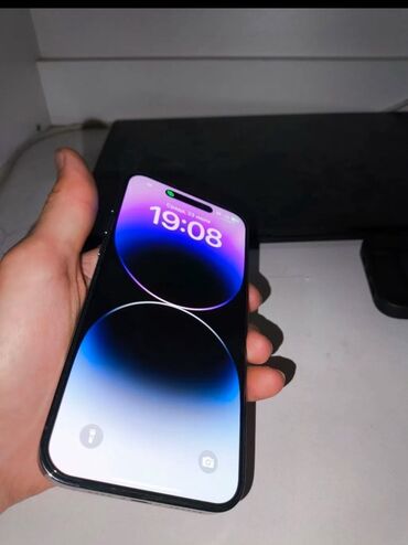 смартфон в рассрочку бишкек: IPhone 14 Pro Max, Колдонулган, 256 ГБ, Deep Purple, Заряддоочу түзүлүш, Каптама, Кабель, 86 %