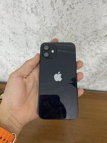 корпус айфон: IPhone 12, Колдонулган, 128 ГБ, Коргоочу айнек, Каптама, 95 %