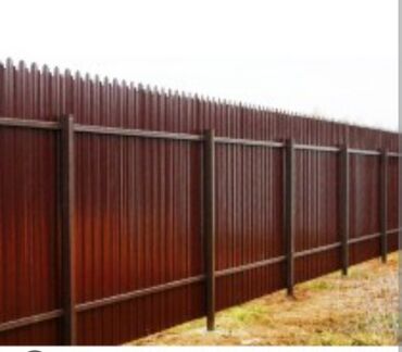 Металлические заборы: Металлический забор, Полимерный профнастил, Декоративный, Новый, Гарантия — 3