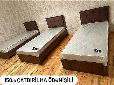 Çarpayılar: Yeni, Təknəfərlik çarpayı, Bazasız, Matras ilə, Siyirməsiz — 12