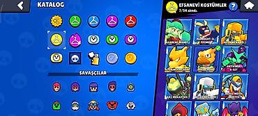 Искусство и коллекционирование: Brawl Stars oyun hesabı – yüksək səviyyəli kosmetik kolleksiya — 6