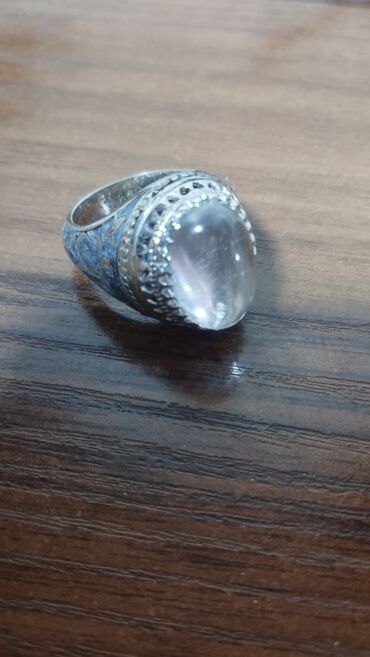 Очки: Кольцо, Серебро, 916 проба, Кварц