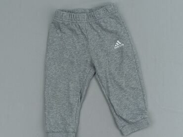 spodnie z zamkiem w kroku: Spodnie dresowe, Adidas, 9-12 miesięcy, stan - Bardzo dobry