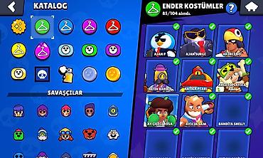 Услуги: Brawl Stars hesabında geniş skin kolleksiyası satılır. Özəlliklər: 50 — 8