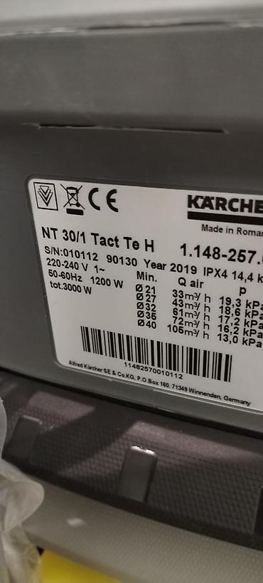 karcher moyka: Təzə işlənməmiş Karcher tozsoran professional təmizlik üçün satılır — 4