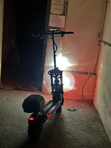 irsad telecom velosiped: Elektrik skuter – off-road təkərlər və güclü işıqlandırma ilə - — 7