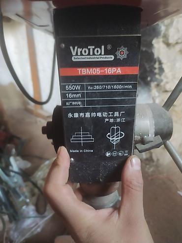 пчело ящик: Сверлильный станок VroTol TBM05-16PA - Тип: настольный сверлильный — 3