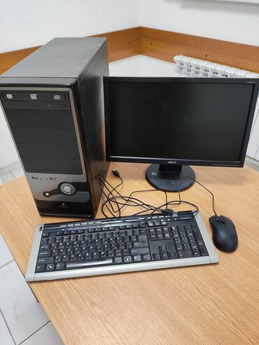 домашние компьютер: Компьютер, ядер - 2, ОЗУ 4 ГБ, Для несложных задач, Б/у, Intel Pentium, SSD