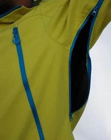 Jakne za prelazni period: Muška outdoor softshell jakna – žuta sa plavim rajsferšlusima - — 21