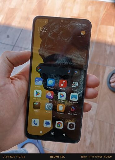 soyuducu qiymetleri 2020: Redmi 13C, 128 GB, rəng - Qara, Zəmanət, Barmaq izi, İki sim kartlı