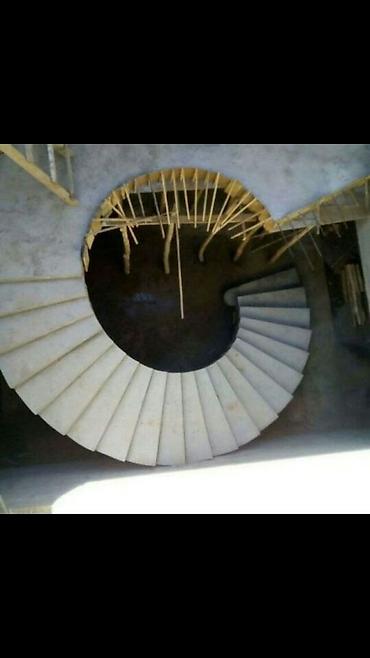 Бетонные лестницы: Изготовление на бетоне лестница любое сложная проектная Кыргызстан — 12