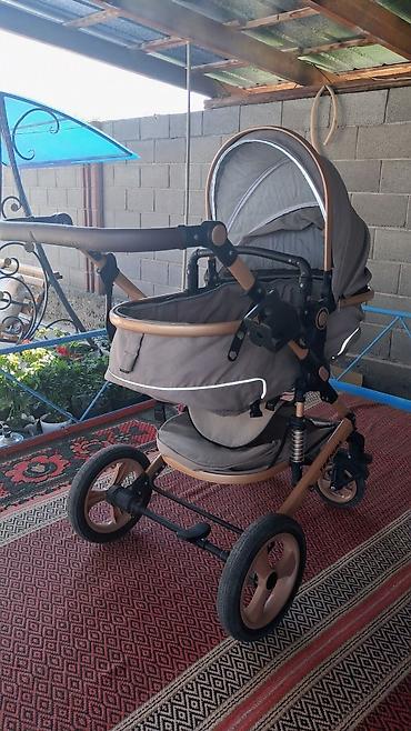Детская коляска универсальная 2-в-1 (люлька + прогулочный блок) -