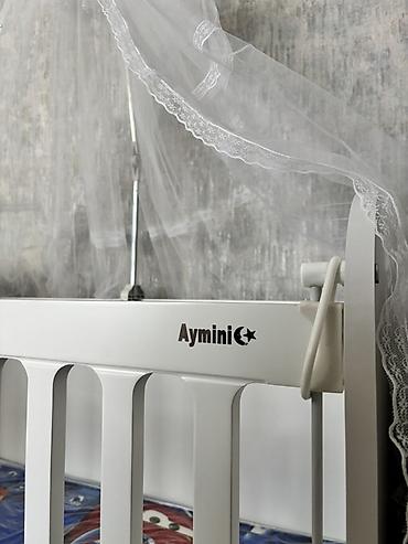 dosek matras: Aymimi brendinin çoxfunksiyalı beşik-dolab dəsti - Rəng: ağ - Korpus — 5