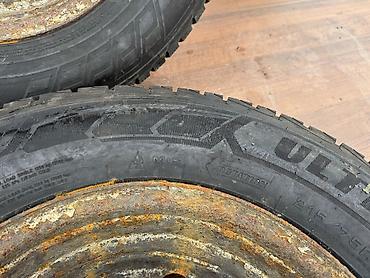 Колеса в сборе: Колеса в сборе 215 / 75 / R 16, Зима, Б/у, Комплект, Легкий коммерческий транспорт (C/LT), Железные, отверстий - 5 — 20