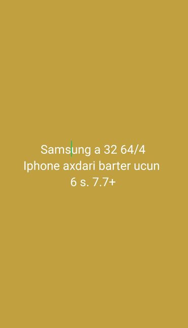 iphone 11 islenmis qiymeti: Samsung Galaxy A32, 64 GB
