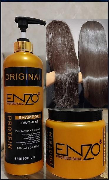 ✨ ENZO Professional Protein Saç Baxım Dəsti ✨ Keratin Maska Sampun at lalafo.az ✨ ENZO Professional Protein Saç Baxım Dəsti ✨ Keratin Maska Sampun