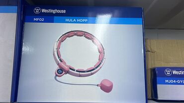 резинка для занятий спортом: Утяжеленный обруч Westinghouse Hula Hopp MF02 розового цвета