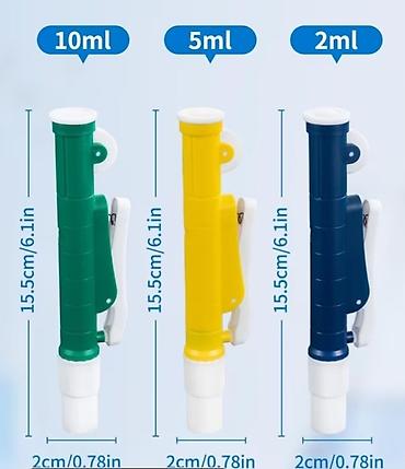 Sifonlar: Laboratoriya Pipet Köməkçisi (Pipet Filler) – 2 ml, 5 ml, 10 ml — 1