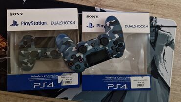 Video oyunlar üçün aksesuarlar: PS 4 pultu dualshock yenidir istifadə olunmayıb