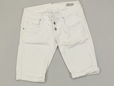 spódnice biała letnia: 3/4 Trousers, Terranova, S (EU 36), condition - Good