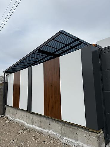 Алюминиевые композитные панели (Алюкобонд): Синий, Дерево, Установка, Гарантия, Бесплатный выезд — 8