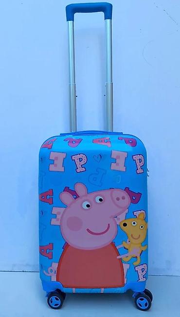 Rančevi, torbe i koferi: Dečji kofer na točkiće – motiv Peppa Pig - Tvrda školjka u — 2