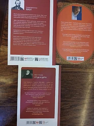 2 ci əl kitab satışı: 3 kitab birlikdə. Hər bir kitab çox səliqəli istifadə edilib və təmiz — 3