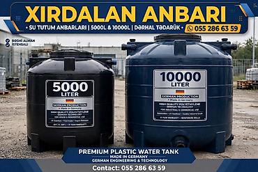 Baklar və çənlər: Bak, Paslanmayan polad, 1000 l l, Yeni, Pulsuz çatdırılma — 2