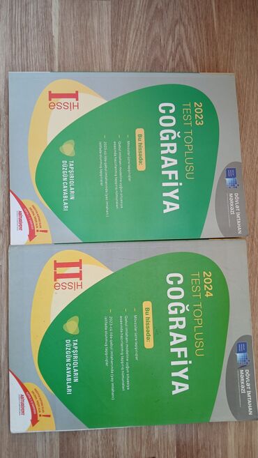 Testlər: Cografiya 1ci ve 2ci hisse test toplusu 1ci hisse(2023) 2ci