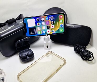 Apple iPhone: IPhone X, Б/у, 64 ГБ, Белый, Чехол, В рассрочку, 100 % — 9