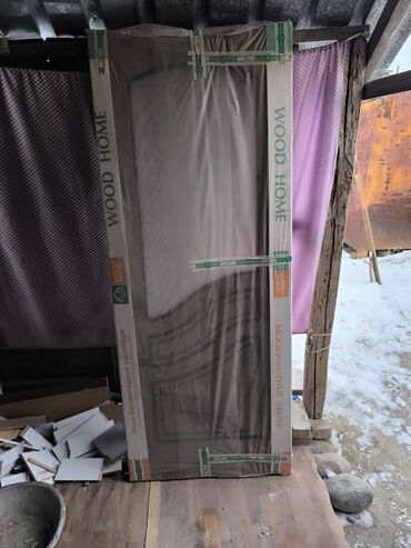номер для дома: Межкомнатная дверь со стеклом, 2 * x 80 см, Новый