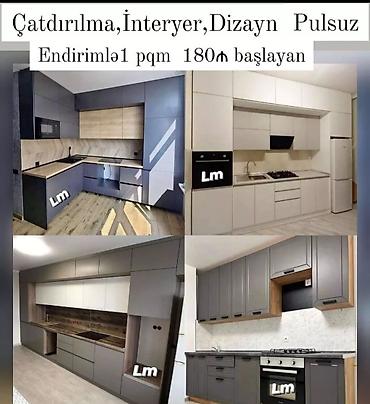 soba: Sifarişlə mətbəx dəsti, Sadə petlələr, Sadə laminat, Kredit yoxdur, Rayonlara çatdırılma, Pulsuz çatdırılma — 1