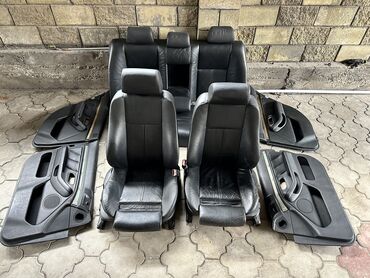 матиз сиденье: Комплект сидений, Кожа, BMW 2001 г., Б/у, Оригинал