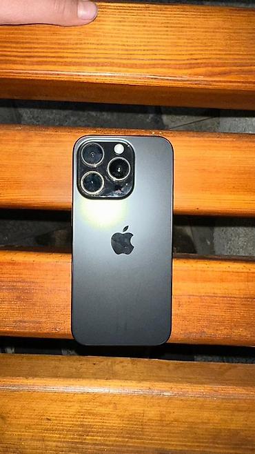apple m4 pro: IPhone 15 Pro, Б/у, 128 ГБ, Черный, Коробка, 81 % — 1