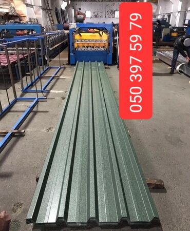 Profnastil: Metal kirəmit və profnastil istehsalı - Material: sinklənmiş polad — 11