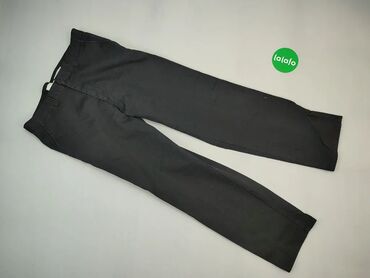 Spodnie: Spodnie, XL (EU 42), wzór - Jednolity kolor, kolor - Czarny