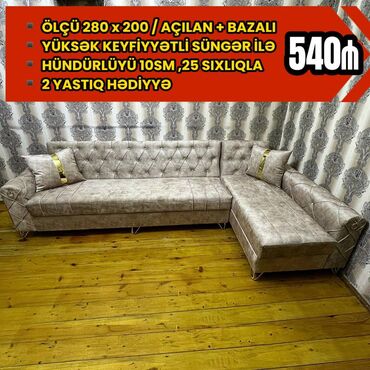 Çarpayılar: Künc divan, Yeni, Açılan, Bazalı, Parça, Şəhərdaxili pulsuz çatdırılma