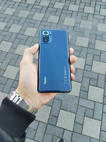 аккумулятор 12в 7а ч: Xiaomi Redmi Note 10S, 128 ГБ, цвет - Синий, 
 Кнопочный, Отпечаток пальца, Face ID