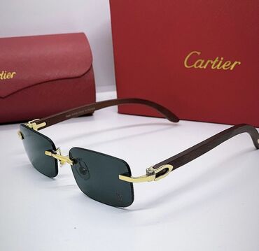 eynek sekilleri: Cartier, oz futlyari ile