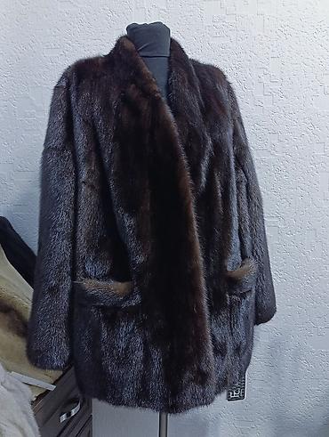 Шубы: Шуба, Норка, Короткая модель, Канада, 2XL, 3XL — 10