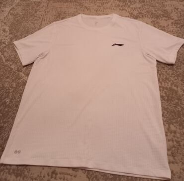 компрессионная футболка: Мужская футболка, XL (EU 42), Li-Ning, Новый, цвет - Белый, Самовывоз