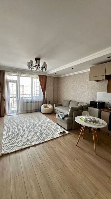 квартира бишкек кок жар: 2 комнаты, 54 м², Элитка, 8 этаж, Евроремонт