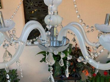 RS - Antique Chandeliers: Stilski kristalni luster - POVOLJNO - MOGUĆ PREVOZ Stanje kao na — 7