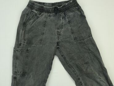 czarne spodenki piłkarskie: Jeans, H&M, 12 years, 146/152, condition - Good